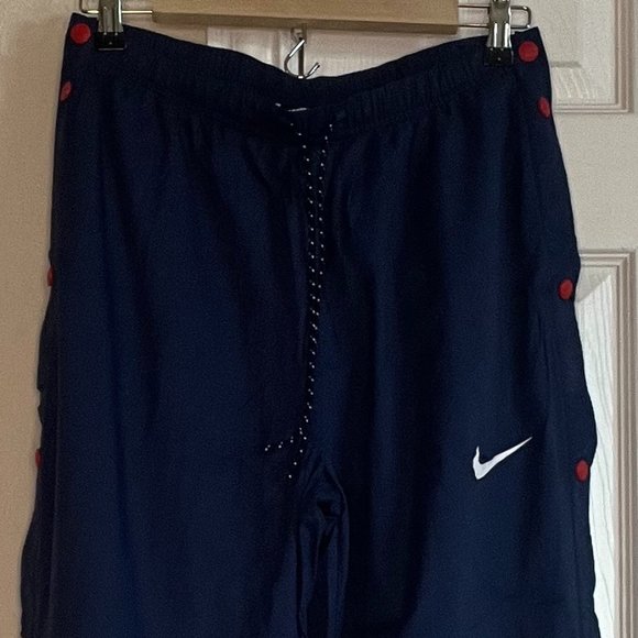 Nike Women's Sportswear Track Pant Joggers with in Navy Blue & White - Small - Picture 3 of 4